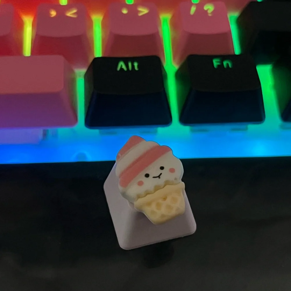 Cute Ice cream cone Kawaii Keycap for OEM switches